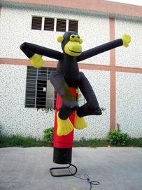 Custom Inflatable Air Dancer / Sky Dancer Inflatable Monkey Shaped Of Promotion