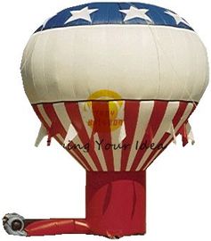 Colorful Custom Inflatable Advertising Balloon 8m Oxford Fabric For Backyard Parties