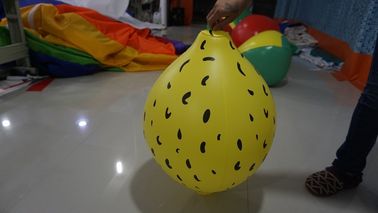 Durable Yellow 90cm Lemon Shaped Balloons With Digital Printing