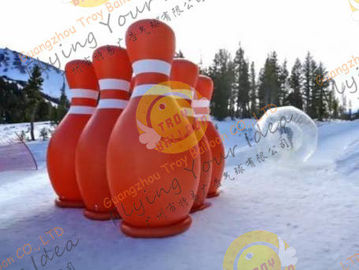 воздушные шары спорта 3.6m большие раздувные, UV защищенный печатая напольный раздувной боулинг