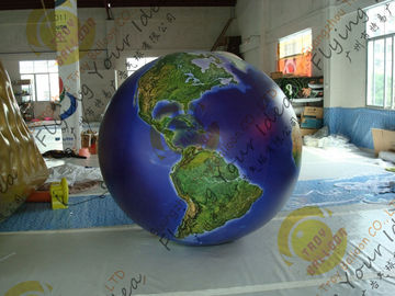 Водоустойчивая земля раздувает глобус, большие раздувные воздушные шары рекламы