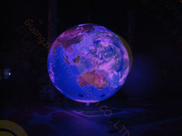 гелий PVC 0.18mm раздувной раздувает привлекательный глобус для выставки науки с цветастым светом СИД