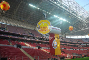 Подгонянный раздувной цилиндр рекламы напечатал воздушные шары гелия на день торжества