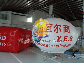 Изготовленный на заказ большой прочный овальный воздушный шар с UV защищенным печатанием для случаев зрелищности